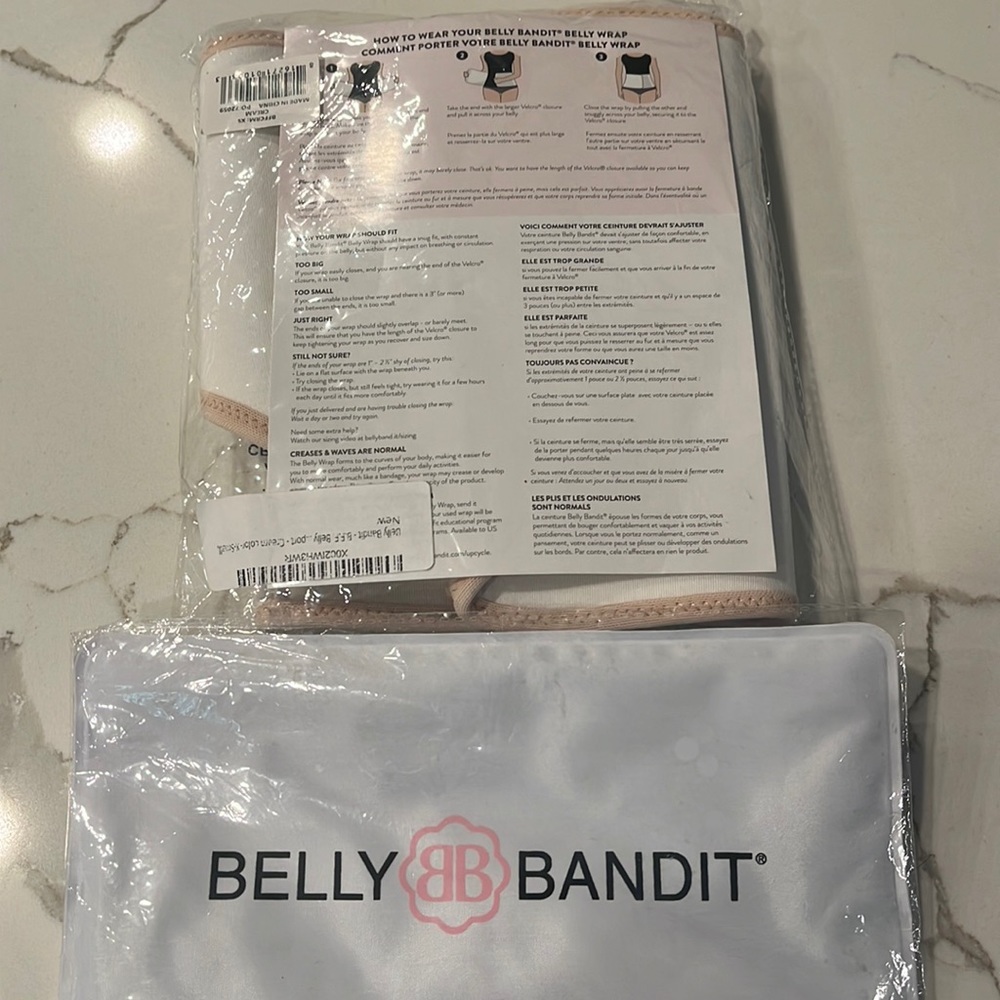 Brand New With Tags and original packaging! Belly Bandit Belly Wrap!